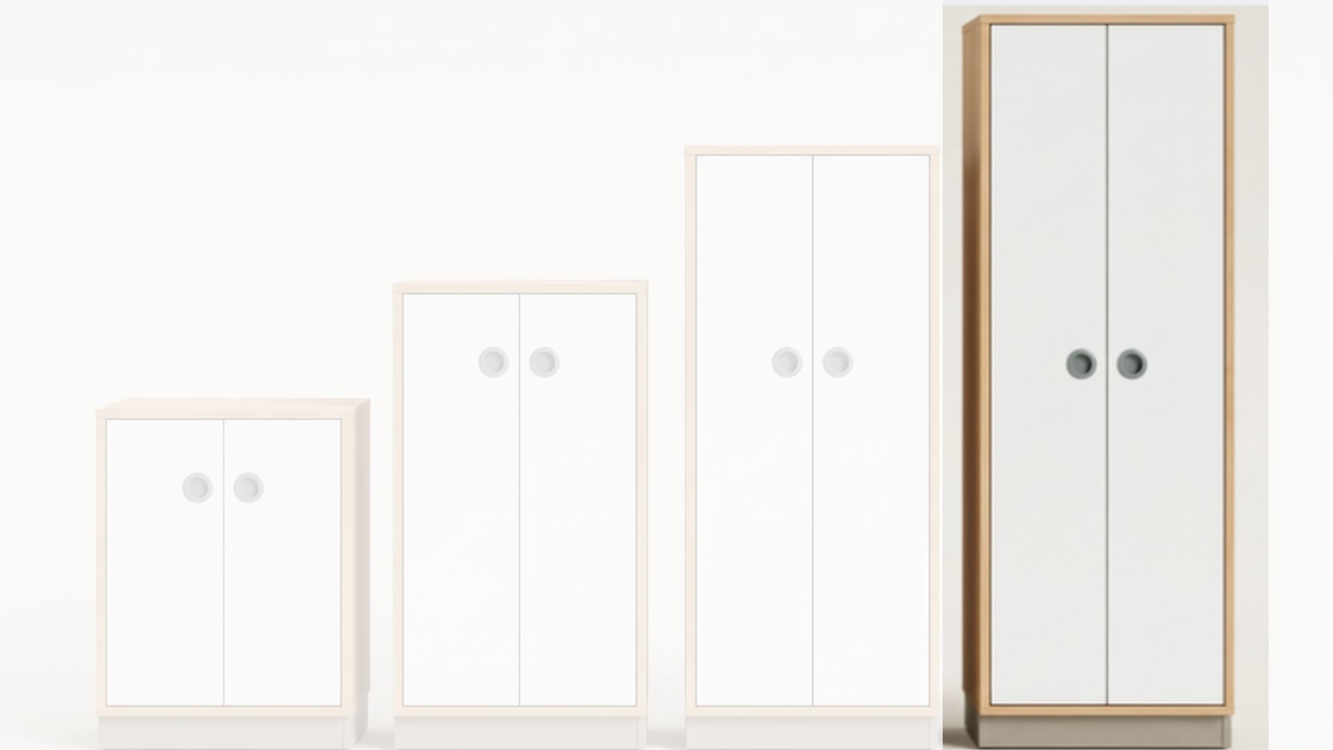 Schrank | 2-türig geschlossen – Basic | 60 × 197 × 40 cm