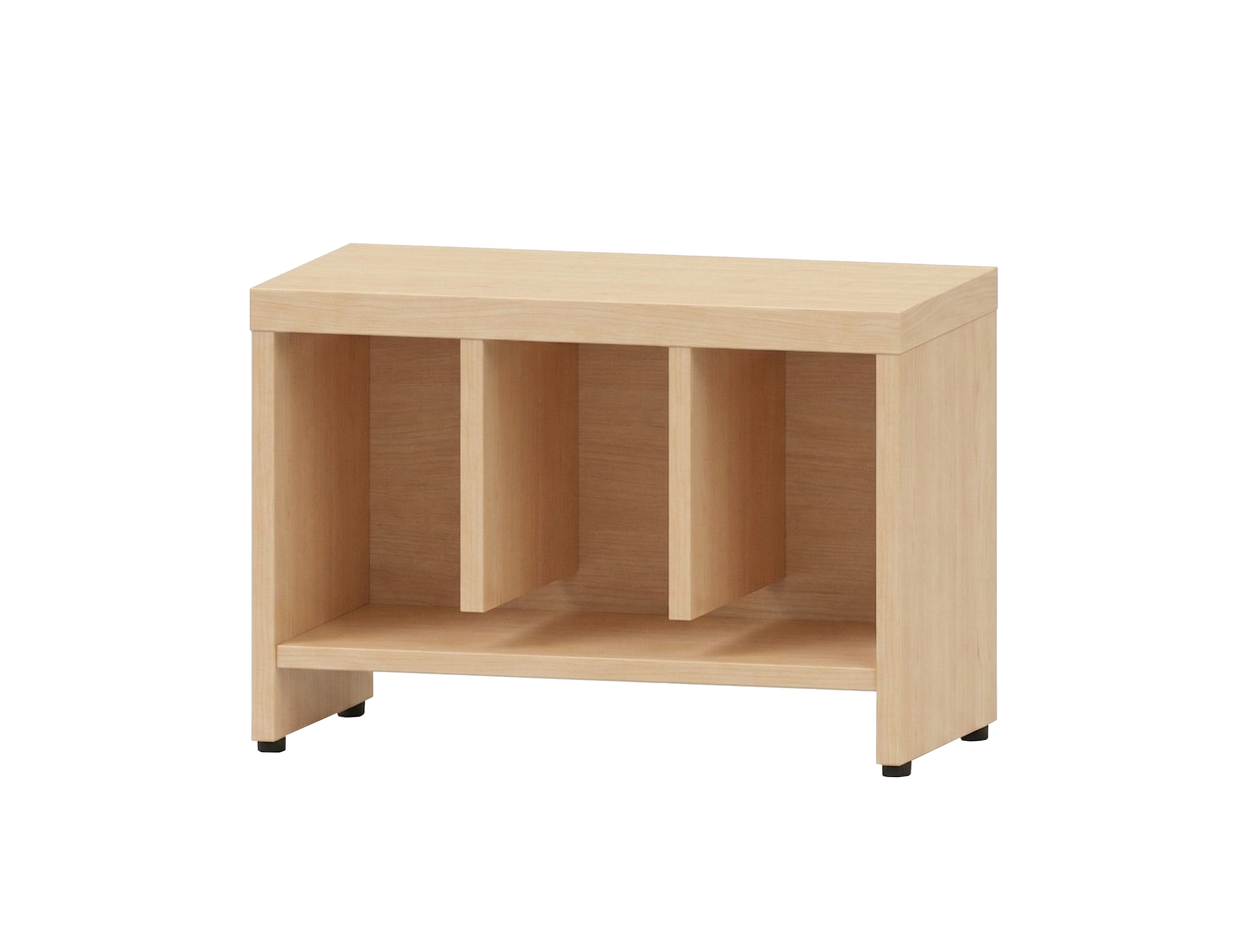 Garderobenbank | 3 Fächer -  Basic | 62 x 43 x 33 cm