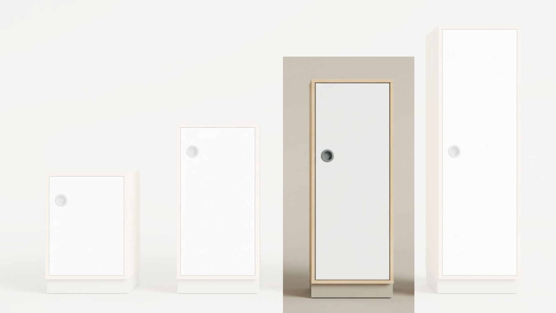 Schrank | mit Tür rechts – Basic | 40 × 159 × 60 cm