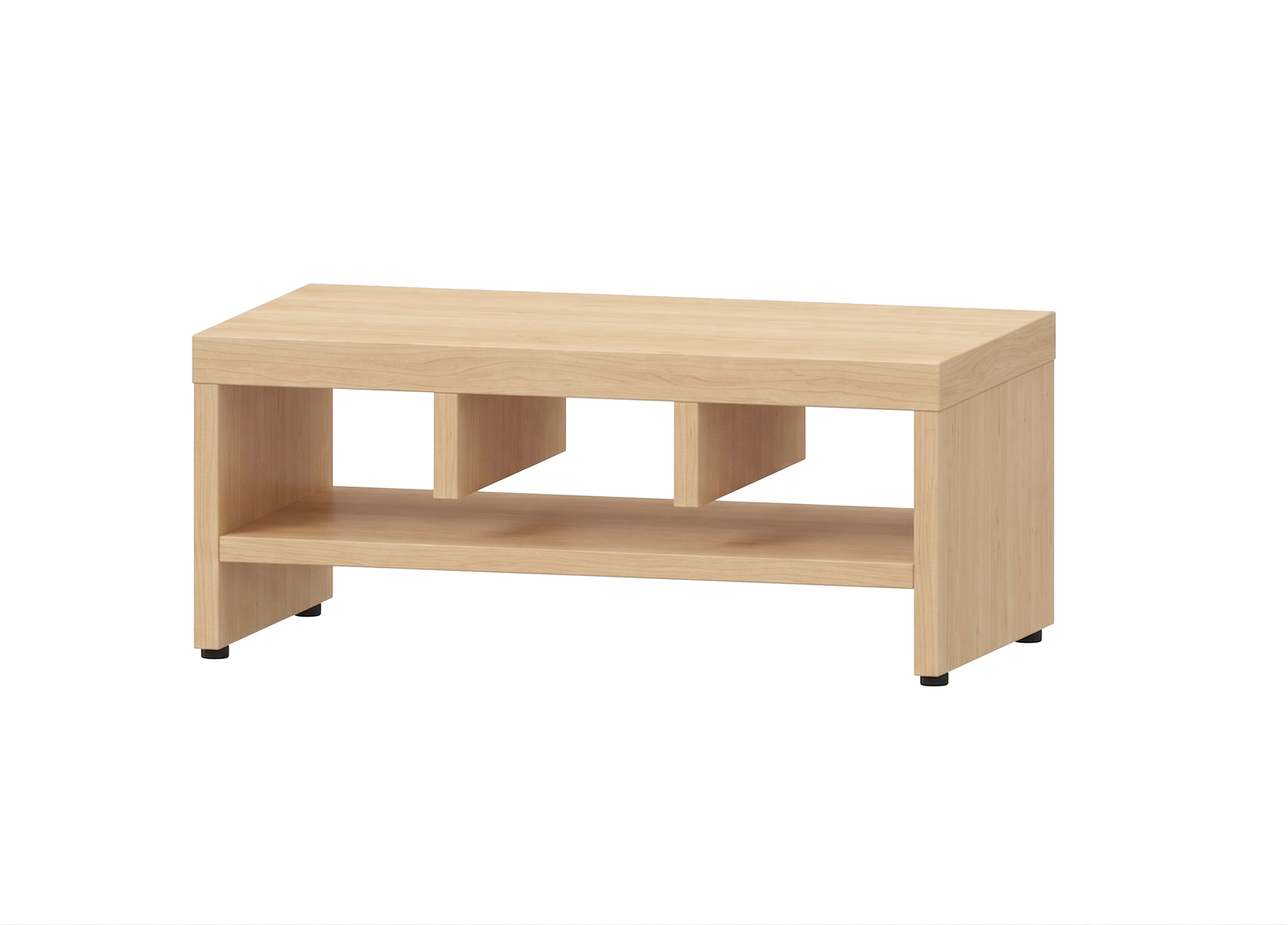 Garderobenbank | 3 Fächer - Basic | 62 x 26 x 33 cm