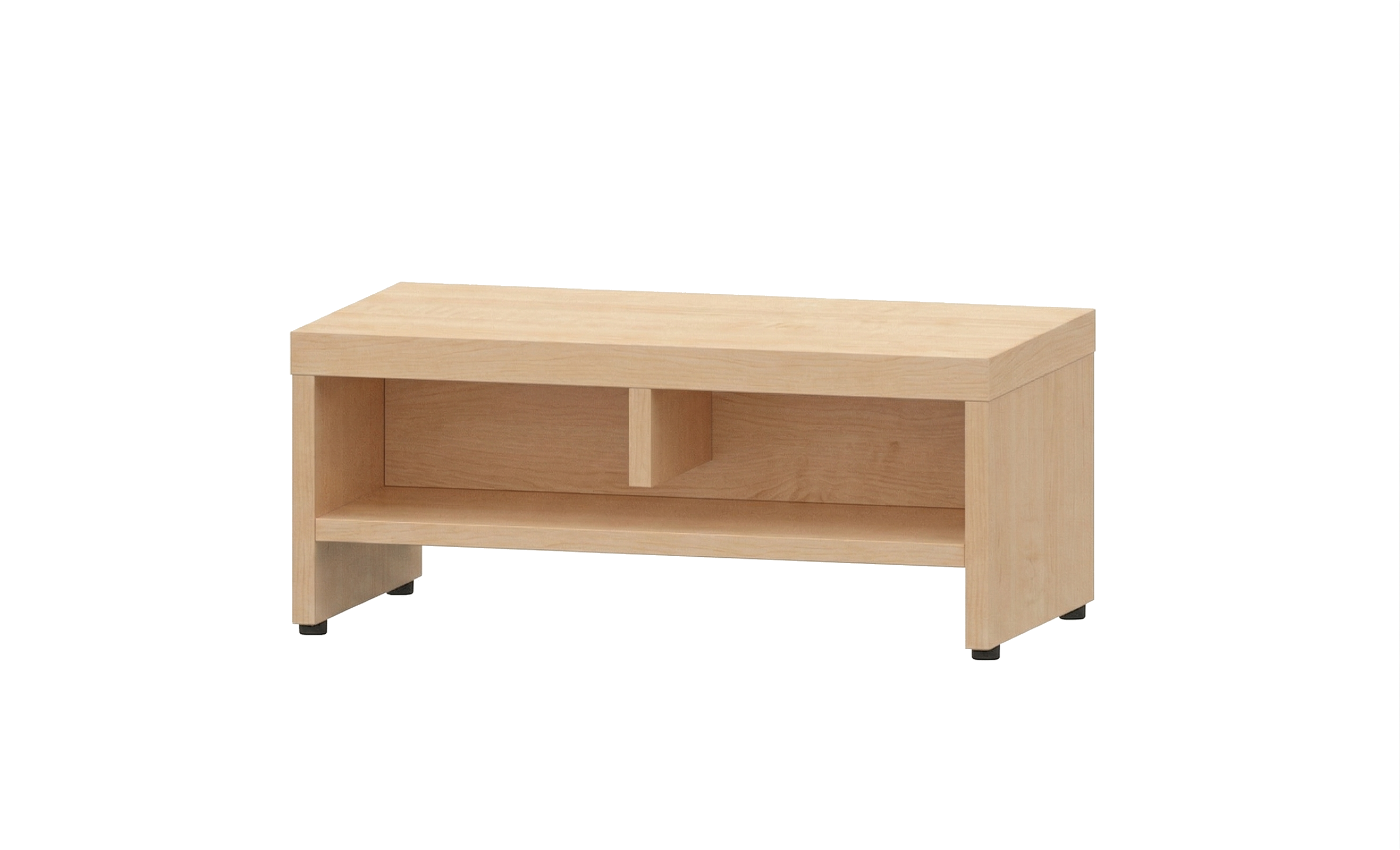 Garderobenbank | 2 Fächer -  Basic | 62 x 26 x 33 cm