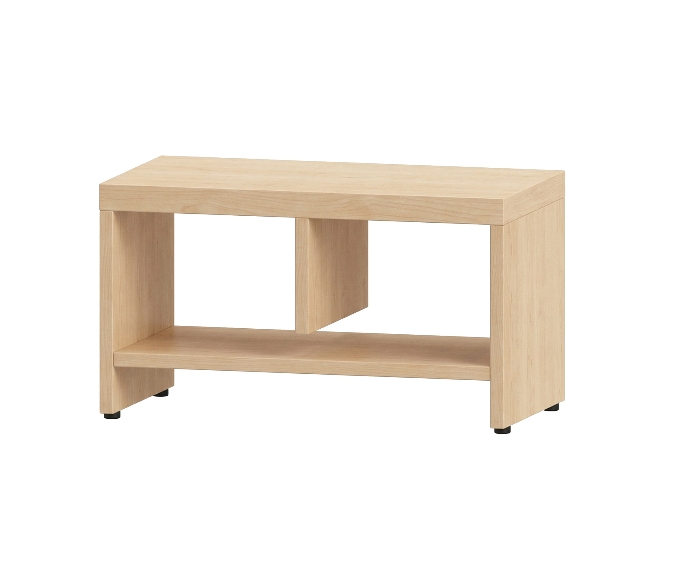 Garderobenbank | 2 Fächer - Basic | 62 x 35 x 33 cm