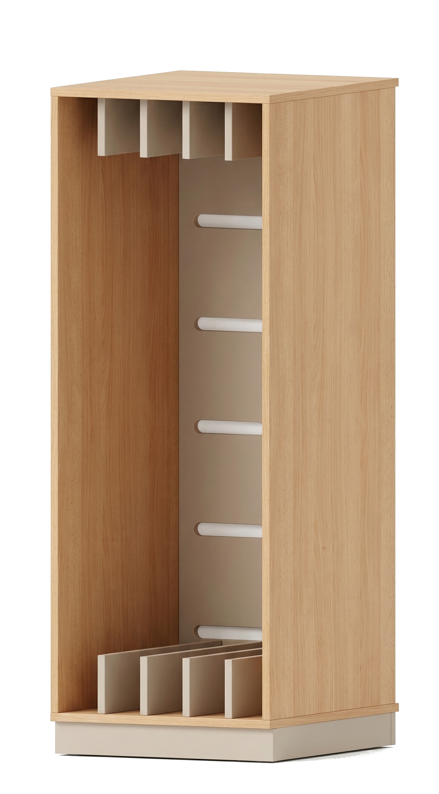 Liegepolsterregal | 5 Fächer | 59 x 159 x 67 cm