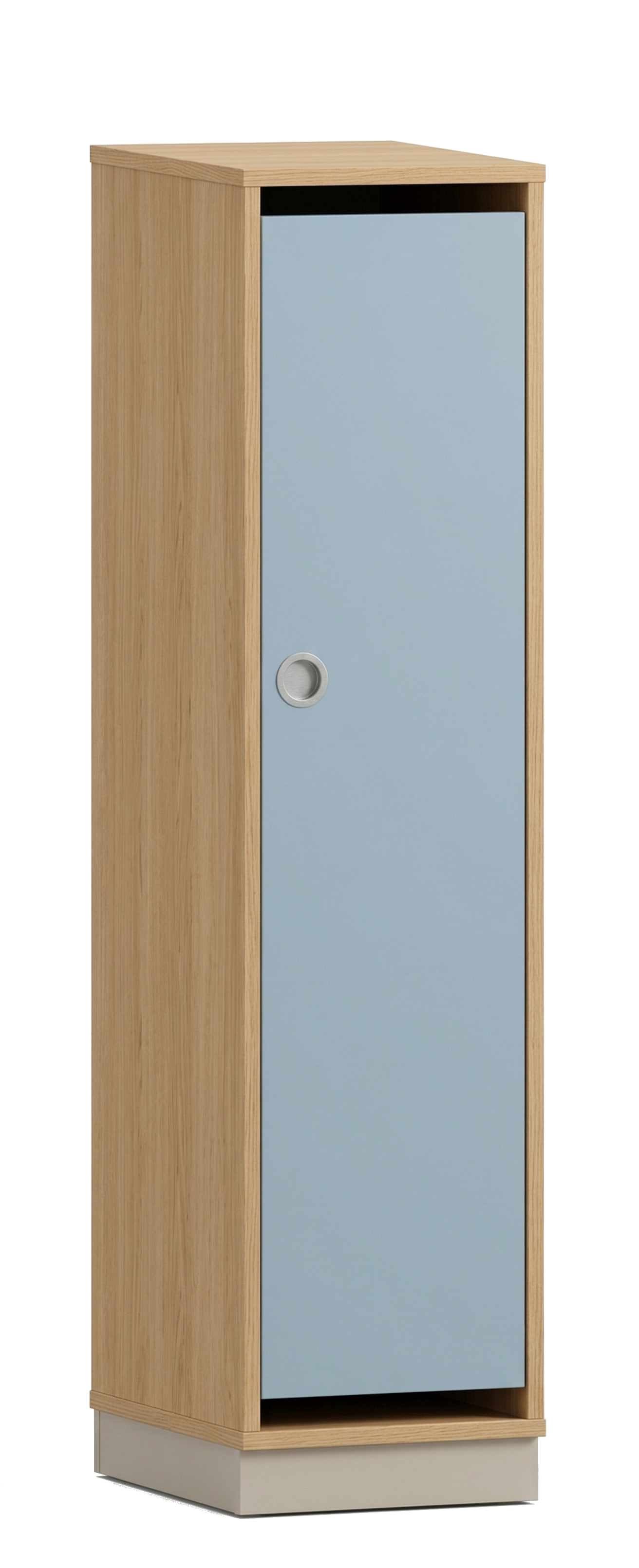 Bettzeugschrank | 6 Fächer, Tür rechts - Basic | 36 x 159 x 67 cm