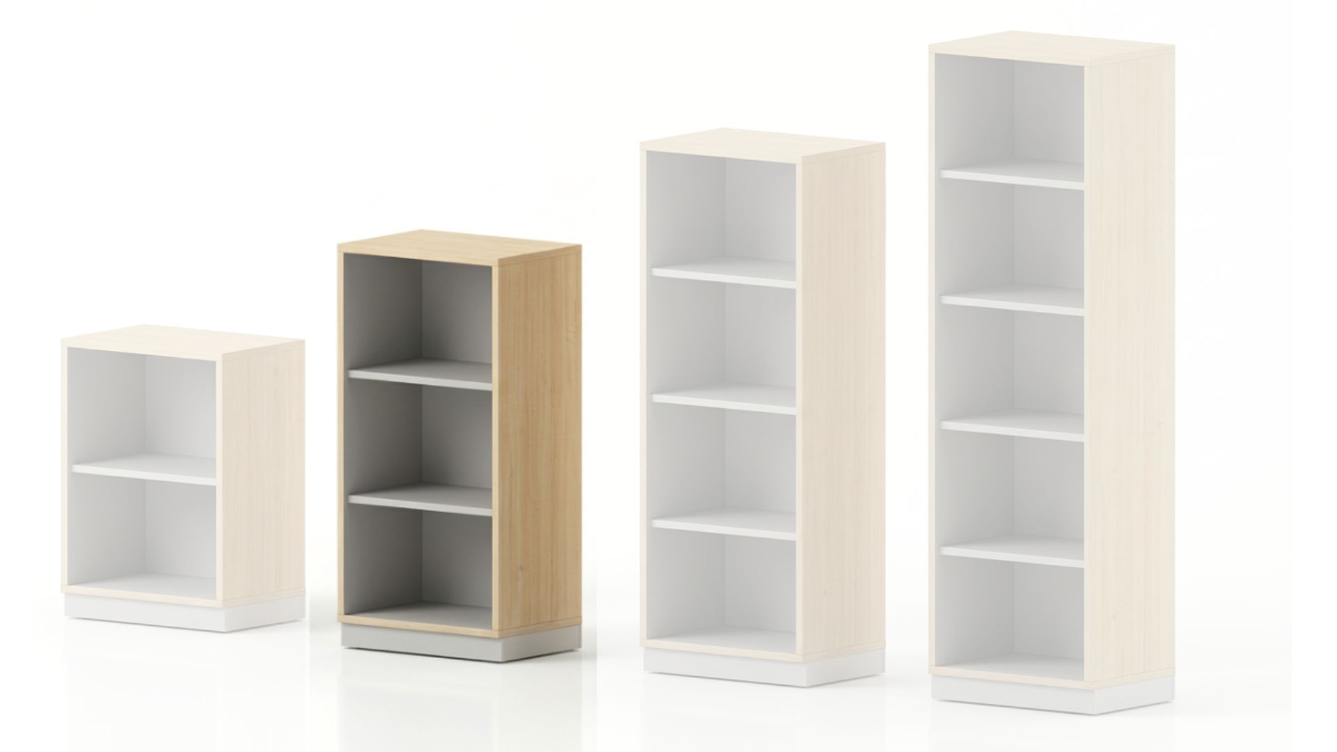 Regal | mit 2 Fachböden – Basic | 60 × 121 × 40 cm