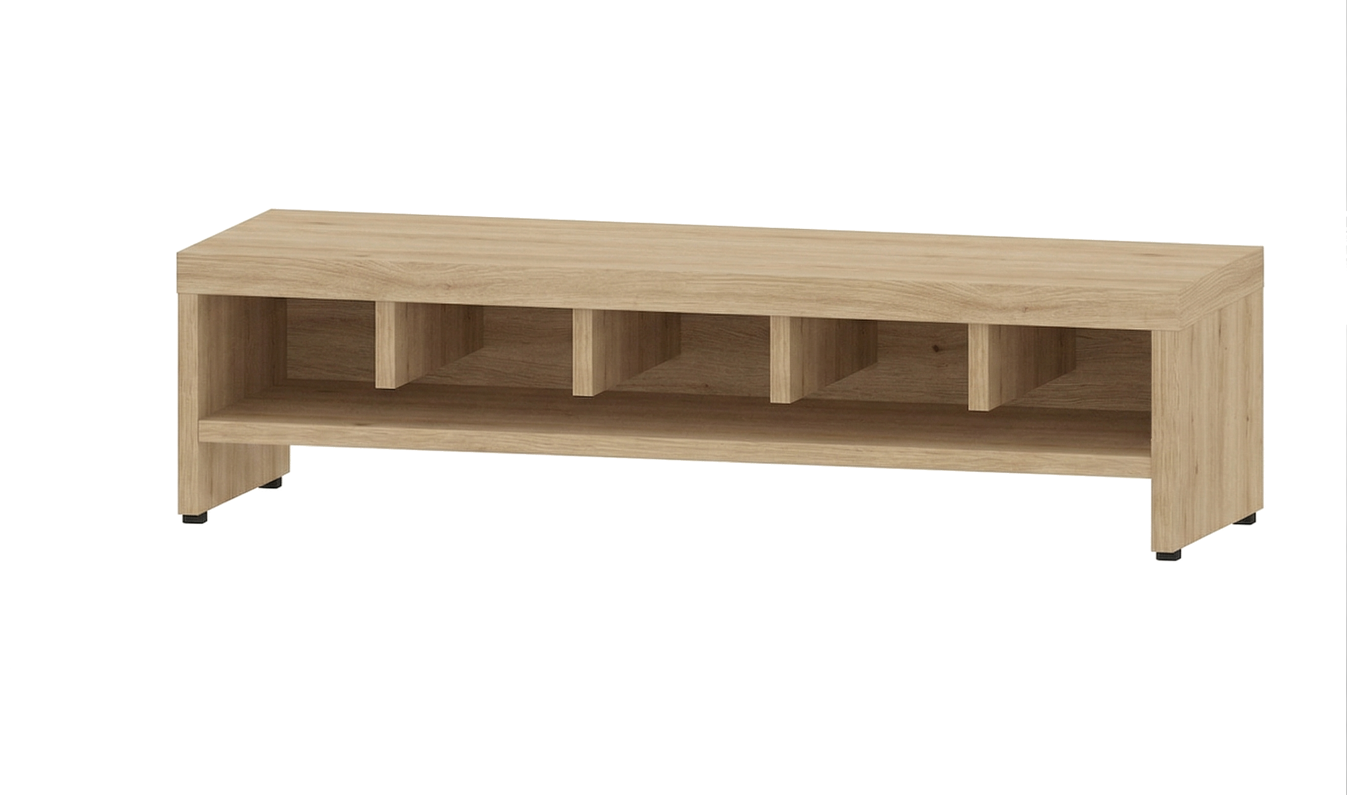 Garderobenbank | 5 Fächer -  Basic | 102 x 26 x 33 cm
