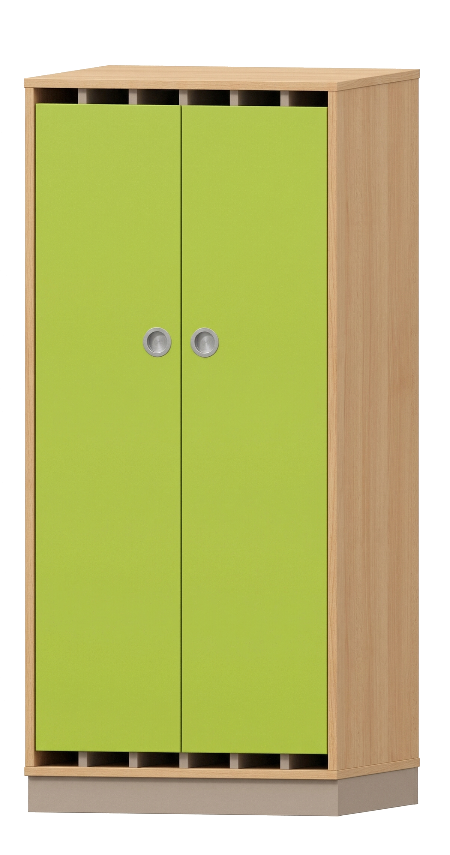 Liegepolsterschrank | 2-türig geschlossen für 6 Polster - Smart | 70 x 159 x 67 cm